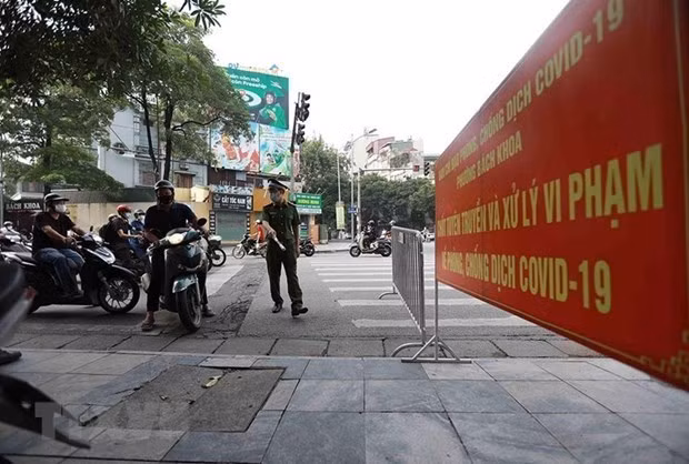 九·二国庆假期河内市收紧疫情防控管理措施