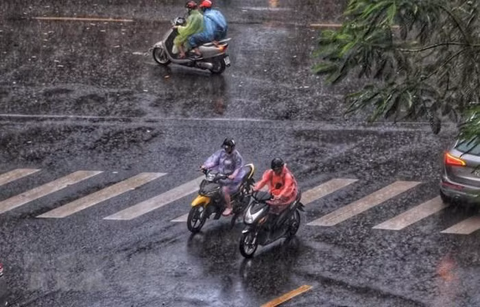 越南北部和中部以北地区今明出现雷雨天气 或将伴随闪电、冰雹