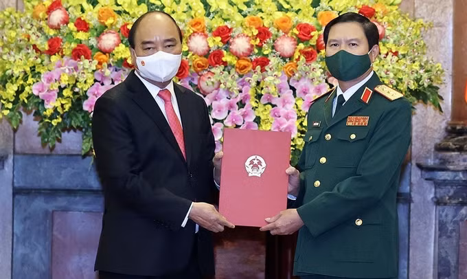  阮新疆上将担任越南人民军总参谋长一职 ảnh 1