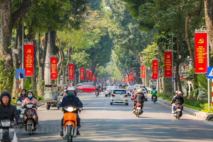 附图 图自越通社 越共十三大:印度学者相信越南将战胜新冠肺炎疫情后所有挑战 ảnh 1