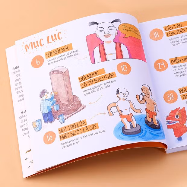 越南年轻画家创作水上木偶插图书 ảnh 2