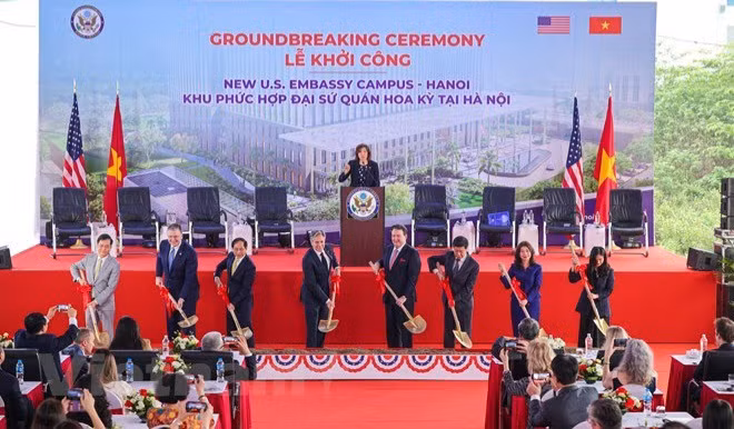 美国驻越南大使馆新馆动工兴建 ảnh 1