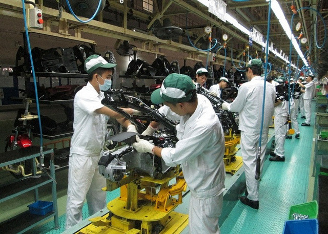 2022年前7个月越南外资项目的到位资金增长10.2%。图自越通社 2022年前7个月越南外资项目的到位资金增长10.2% ảnh 1