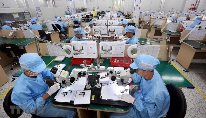 系列巨额电子制造项目落户越南。图自越通社 系列巨额电子制造项目落户越南 ảnh 1