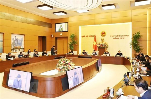 会议场景。图自越通社 越南第十四届国会常委会第52次会议开幕 ảnh 2