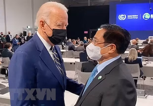  越南政府总理范明政出席第26届联合国气候变化大会世界领导人峰会 ảnh 1