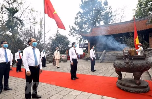 2021年雄王祭祖日和雄王庙会仅举行祭祀仪式 ảnh 1