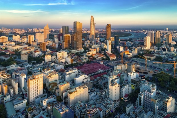 胡志明市第一郡中心。图自越南画报 胡志明市今年前3个月侨汇收入达14.5亿美元 ảnh 1