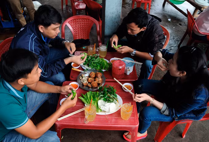 香脆可口的大心管饼 ảnh 2