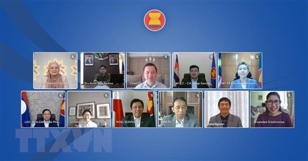 越南出席第十二届东盟互联互通论坛以线上方式举行。图自越通社 越南出席第十二届东盟互联互通论坛 ảnh 1