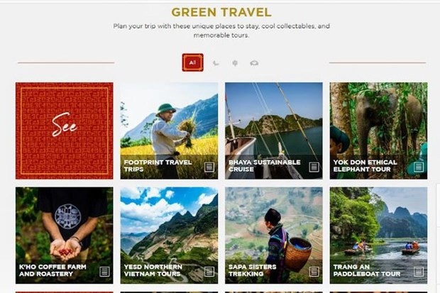 推广越南旅游的“绿色旅游”信息网站正式亮相 ảnh 1