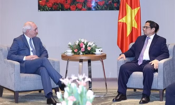 政府总理范明政出席越南-荷兰商务论坛 会见荷兰各大集团领导 ảnh 3