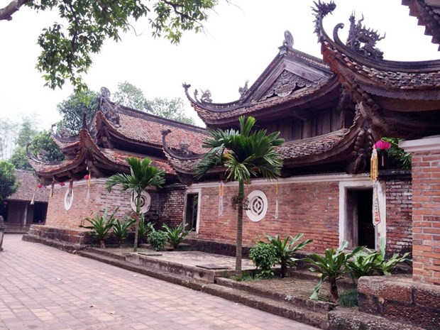河内市国家级特殊遗迹——崇福寺。图自互联网 河内崇福寺旅游景点被公认为国家级特殊遗迹 ảnh 1