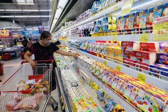 附图。图自越通社 10月消费价格指数:胡志明市下降0.41% 河内市下降0.03% ảnh 1