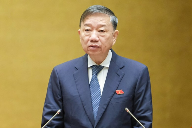 越南公安部长苏林大将。图自越通社 越南将在新版普通护照添加“出生地”信息 ảnh 1