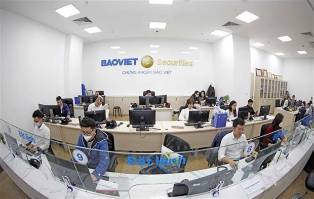 保越证券交易所。图自越通社 7月份新开立的证券账户数量大幅下滑 ảnh 1