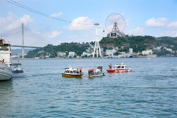 下龙湾的一角。图自越通社 广宁省即将迎来首个国际旅游团 ảnh 1