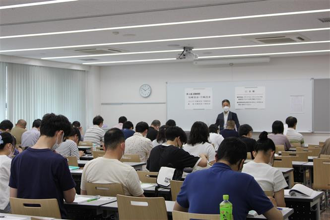 越南语水平测试通过率逐渐上升。图自越通社 800多名日本人参加今年越南语水平测试 ảnh 2