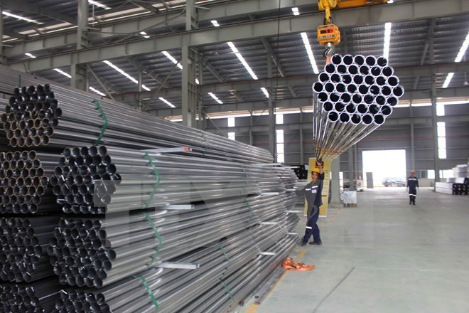 8月份和发集团建筑钢材销售量达近50万吨。图自越通社 8月份和发集团建筑钢材销售量达近50万吨 ảnh 1