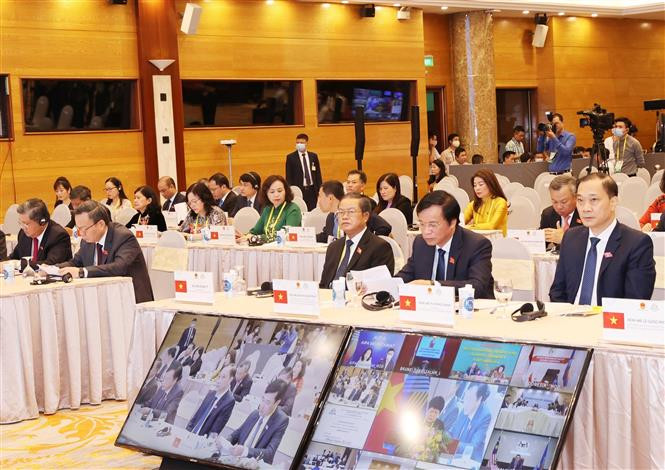 第41届东盟议会联盟大会第二场全体会议通过联合公报 ảnh 3