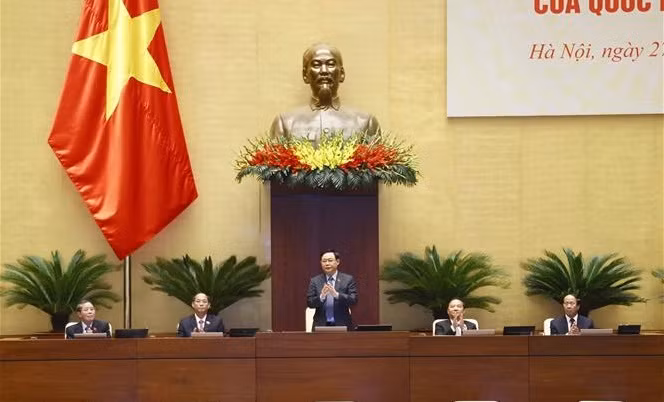 国会主席王廷惠主持国会2023年监督计划部署会议 ảnh 2