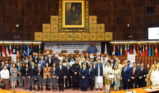 越南代表团出席议联亚太地区可持续发展目标会议 ảnh 2