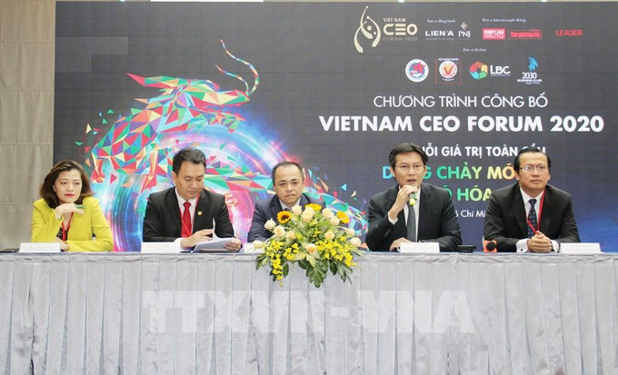 附图 。图自越通社 2020年越南首席执行官论坛将于本月19日举行 ảnh 1