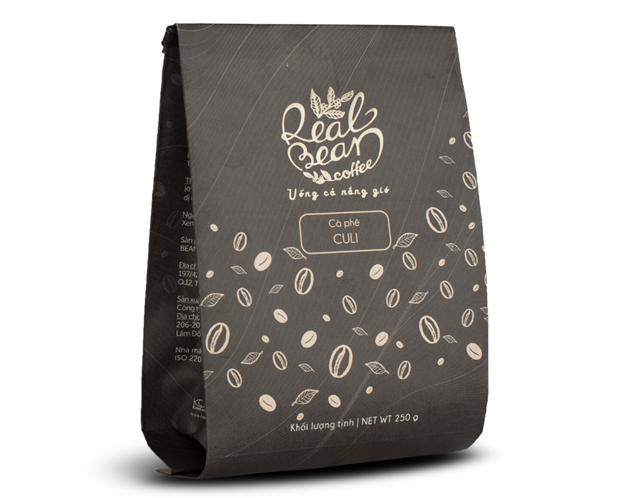 越南的Real Beans Coffee公司设计的包装。图自Facebook 越南公司在东盟-韩国优秀产品包装设计大赛上获得创新设计奖 ảnh 1