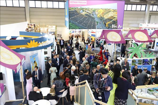 资料图:2019年柏林国际旅游展览会。图自越通社 越南将参加德国柏林国际旅游展览会 ảnh 1