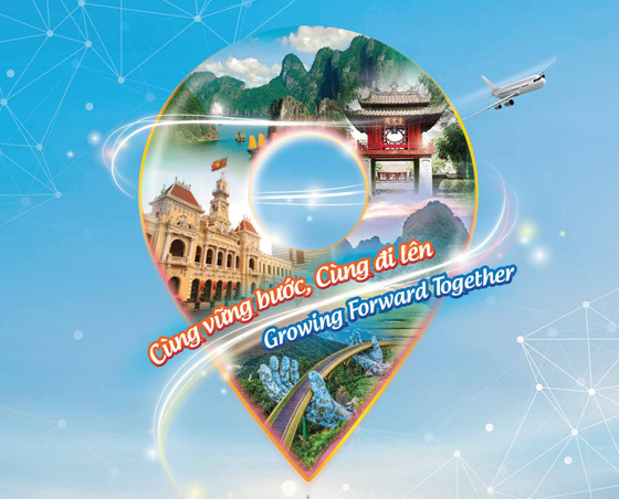 题为“携手前行”的2022 ITE HCMC 博览会将于2022年9月8日至10日在胡志明市第七郡举行。图自越通社 通过旅游博览会扩大国际客源市场份额 ảnh 1
