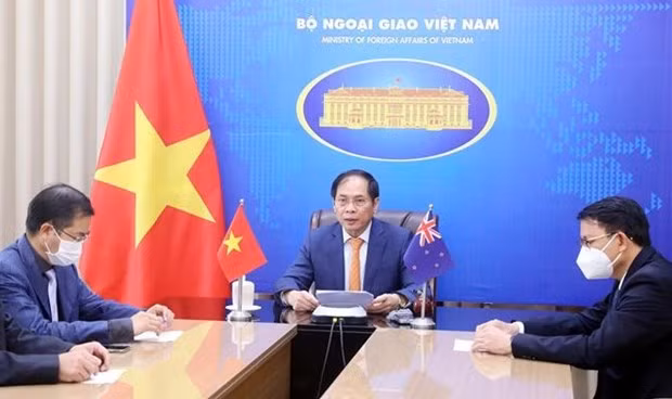 越南与新西兰签署关于战略伙伴关系的行动计划 ảnh 1