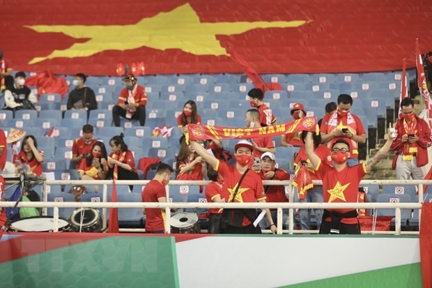 资料图。图自越通社 AFF Cup 2020:越南足球队各场比赛的门票均已售罄 ảnh 1