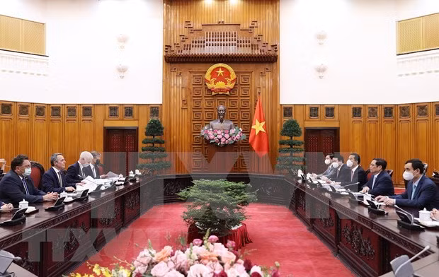 越南政府总理范明政会见瑞士联邦副总统兼外交部长卡西斯 ảnh 2