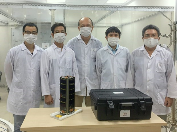 纳龙卫星重约4公斤,由越南航天中心研制。图自互联网 越南卫星将于2022年3月前由日本发射升空 ảnh 2