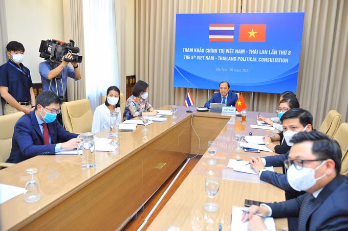 越南与泰国第八次外交部副部长级年度政治磋商以视频方式举行 ảnh 2