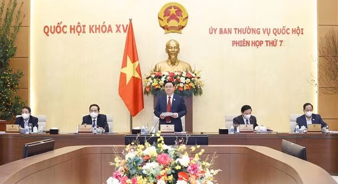 第十五届国会常委会第七次会议开幕 ảnh 1