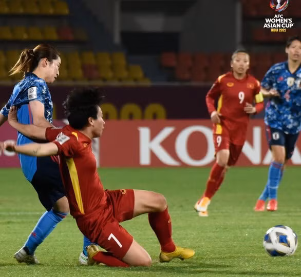 2022年亚足联印度女足亚洲杯：越南女足队输给日本女足队 ảnh 1