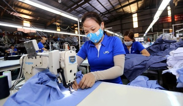 附图:出口纺织品。图自越通社 越南出台《区域全面经济伙伴关系协定》实施计划 ảnh 2