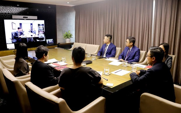签署仪式现场。图自互联网 总值为1.5亿美元的越南增长投资基金成立 ảnh 1