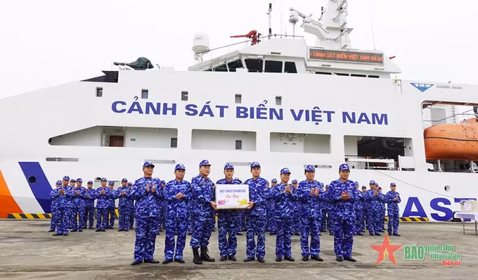 越南海警与中国海警开展海上联合巡逻活动 ảnh 1