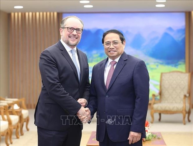 越南政府总理范明政会见奥地利外长 ảnh 1