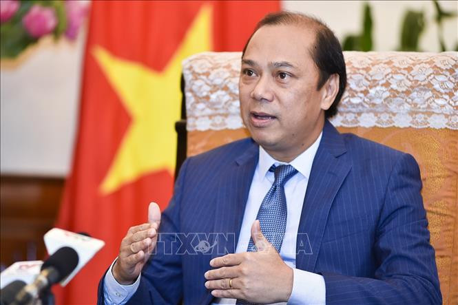 越南驻美国大使阮国勇。图自越通社 越南驻美国大使:美国企业希望在越南投资与合作的领域众多 ảnh 1