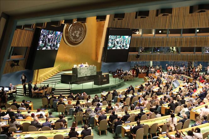 第77届联合国大会：越南强调坚持国际法基本原则和保护环境义务 ảnh 1