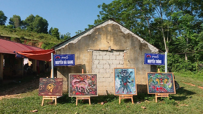 附图。图自互联网 走访农村地区体验独具特色的画展 ảnh 1