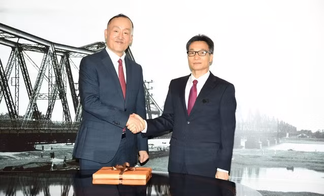 越南政府副总理武德儋会见世卫组织驻越代表 ảnh 1