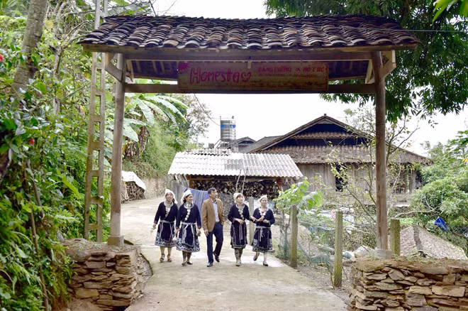 岱依族同胞搞起民宿旅游 ảnh 2