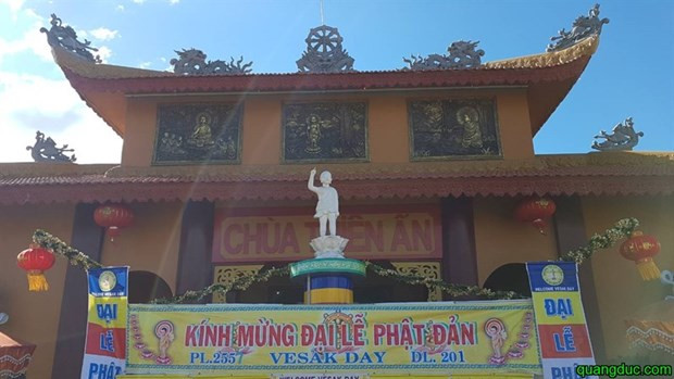 位于澳大利亚新南威尔士州悉尼市的天印寺。图自互联网 旅澳越南侨胞年初去寺庙烧香祈福 ảnh 1