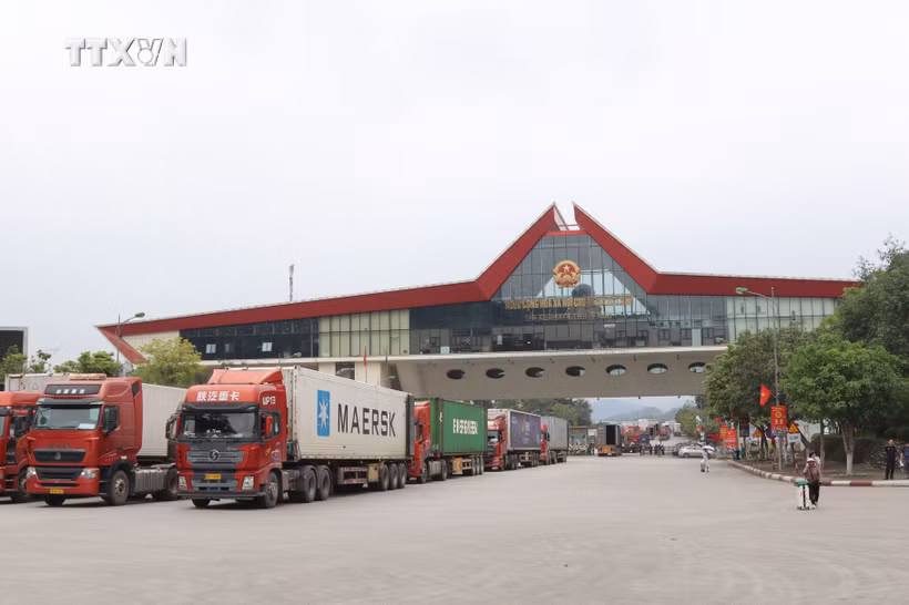 谅山省为口岸物流人力资源难题寻找解决方案。图自越通社