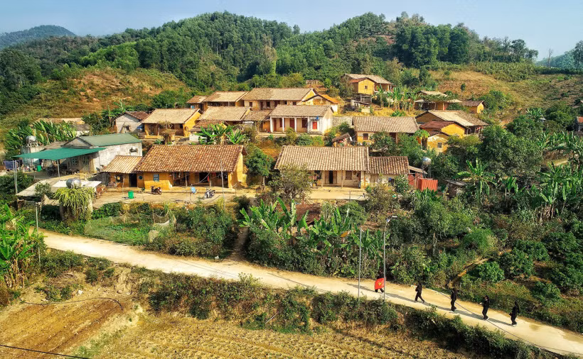 北宁省新山乡北花村。图自越通社