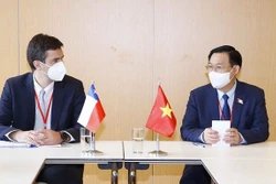 越南国会主席王廷惠在第五次世界议长大会期间的活动报道集
